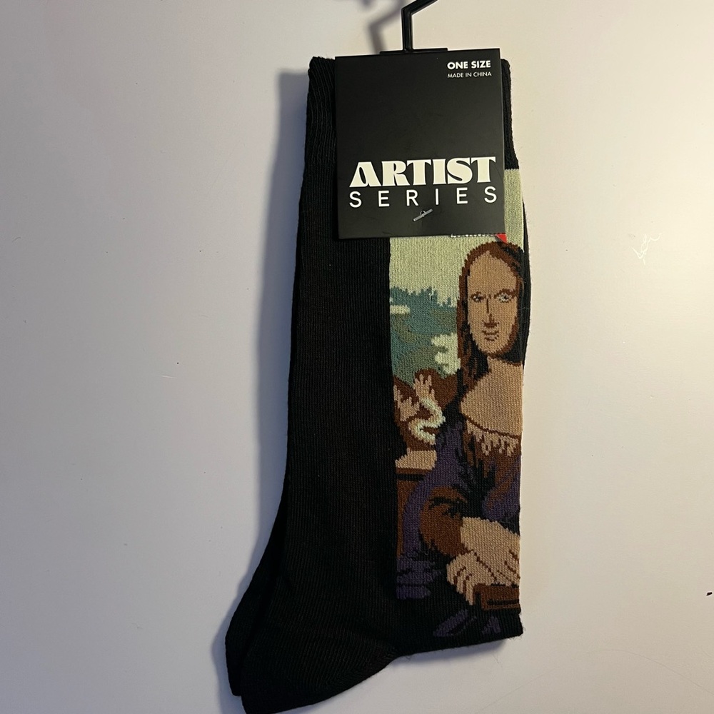 🆕Mona Lisa Artist Series Socks - One Size (US 7–12)